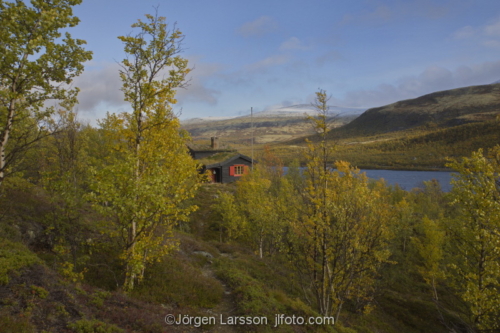 Dovre  Dovrefjäll  Norge  höst  Fjällstuga