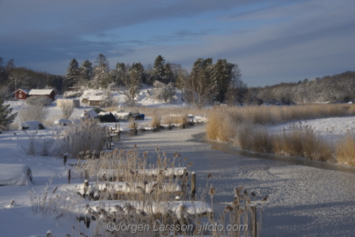 Mörkö Södermanland winterlandscape