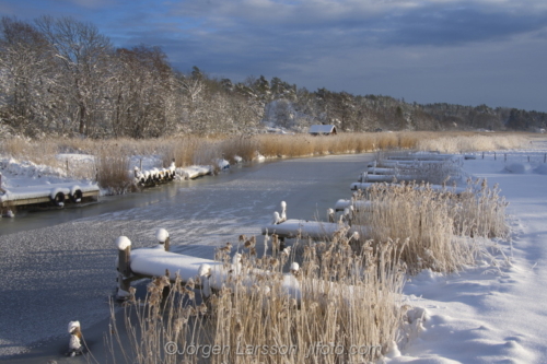 Mörkö Södermanland winterlandscape