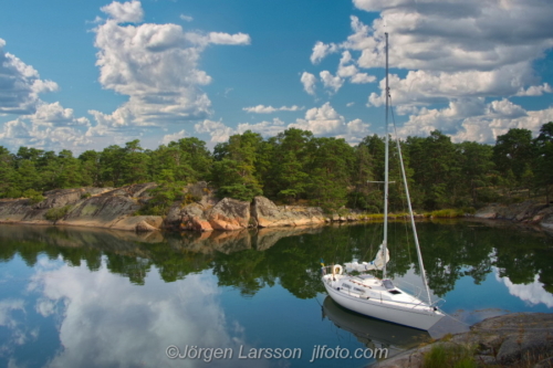 Sailboat Stora Berkskär Misterhults skärgård Sweden Sverige