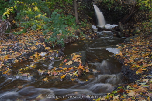 Vättern Småland Sverige Sweden Watrfall  Vattenfall höst autumn