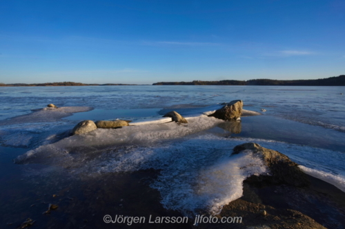 Trosa Sweden Sverige Is, Ice winter vinter