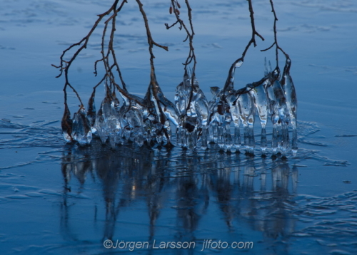 Mälaren Rödstenfjärden Sweden Sverige Is, Ice winter vinter