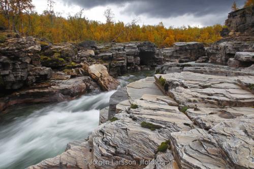 Lappland Laponia Sverige Höst Abiskojåkka Abisko national park