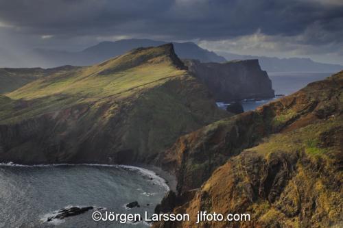 Madeira  Portugal  Ponta de Sao Lourençokust coast