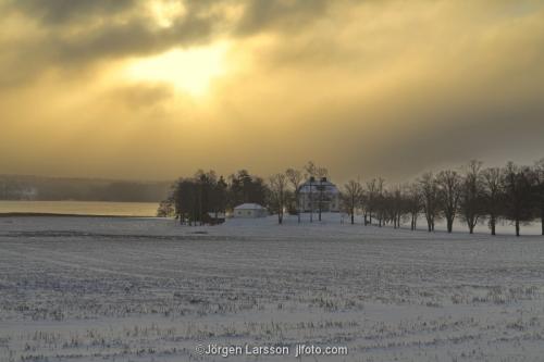 Gröding vinter Södermanland Sverige