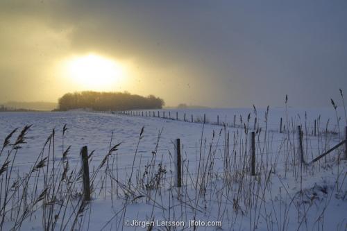 Mörkö vinter Södermanland Sverige