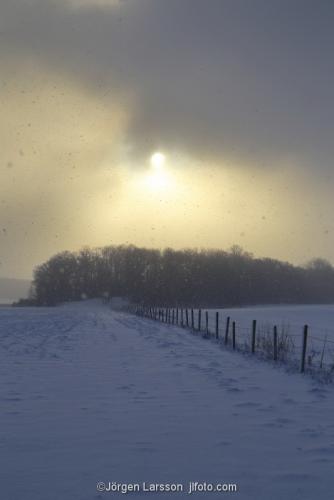 Mörkö vinter Södermanland Sverige