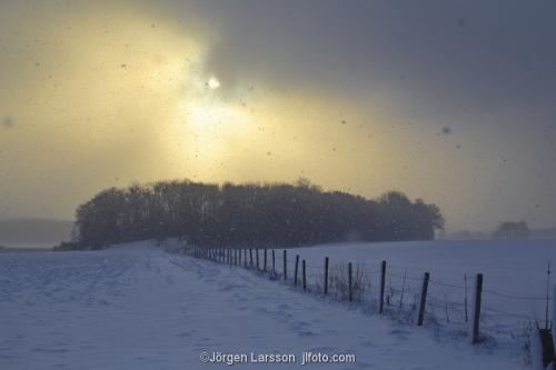 Mörkö vinter Södermanland Sverige