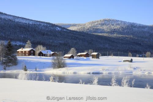 Winter in Harjedalen Sweden  Cold  Snow Village Houses