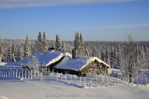 Winter in Harjedalen Sweden  Cold  Snow Cottage