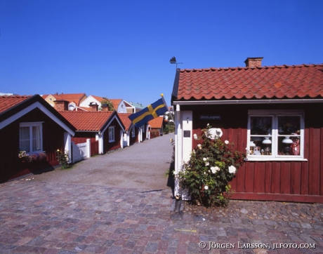 Old Houses Vastervik Smaland
