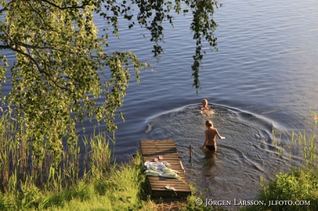Girls bathing   Gnesta Sweden