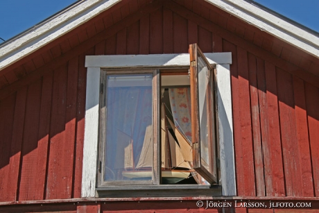 Window with boat Sandhamn