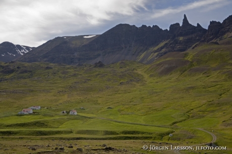 Gårdar nära Akureyri Island