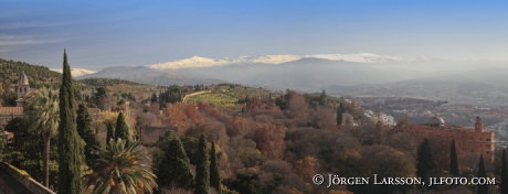 Alhambra Granada  Andalucia Sierra Nevada Spanien