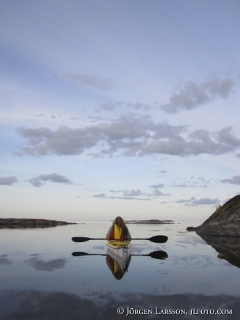 Canoeing Smaland Sweden