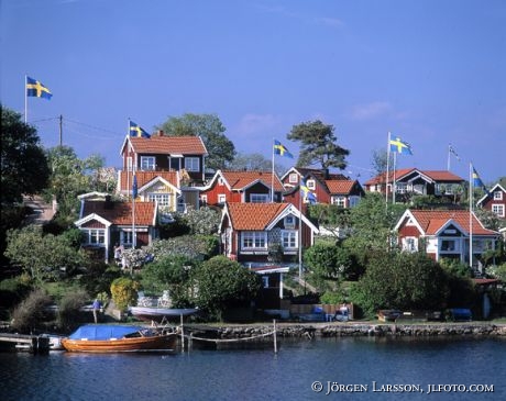 Kolonistugor Brändaholm Karlskrona Blekinge