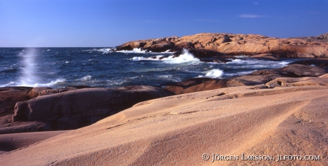  Coast Sea Bohuslan Sweden 6x12 cm