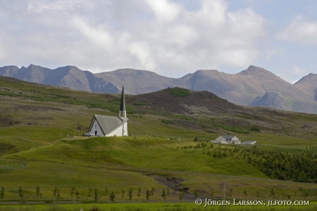 Kyrka vid Skalefell Island