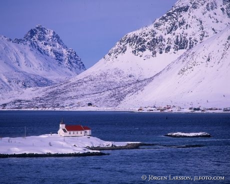 Sildpolines kyrka  Lofoten Norge