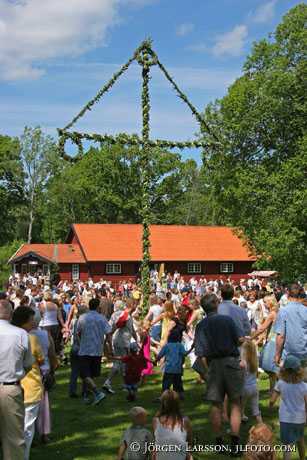 Midsommarfirande Trädgårdstorpet Tullinge