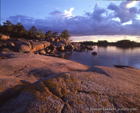 Evening sun in Smaland Sweden