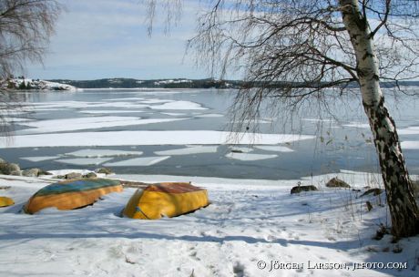 Näslandet Södermanland vinter