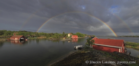 Rainbow at Navelso Smaland Sweden