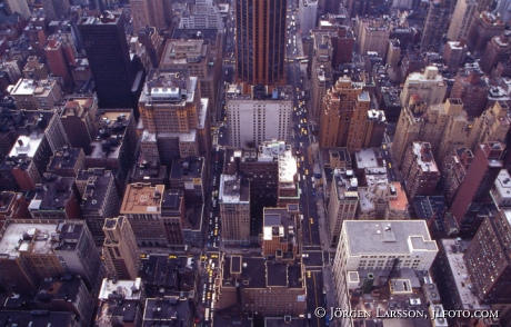 New York från Empire State Building