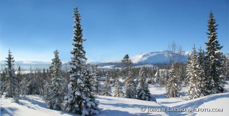 Ottsjo Jamtland Sweden Digital panorama