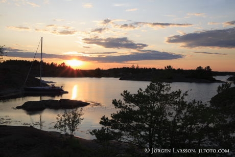 Jungfruskar Smaland Sweden Sunset