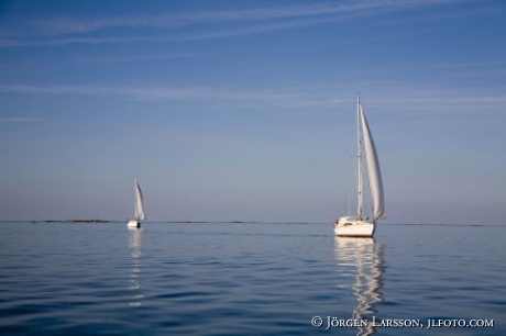 Saiboats at sea