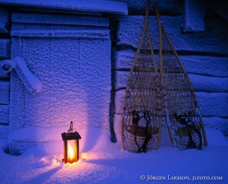 Snöskor lykta