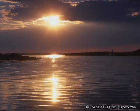 Sunset Smaland Sweden