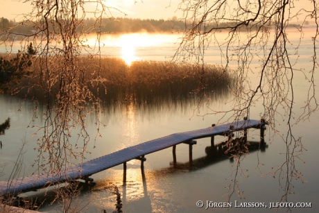 Solnedgång dimmor Näslander Grödinge