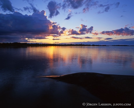 Sunset Smaland Sweden