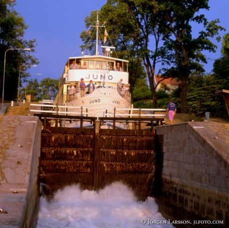 Göta Kanal Motala Östergötland