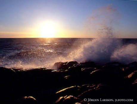 Solnedgång Ramsvikslandet Bohuslän