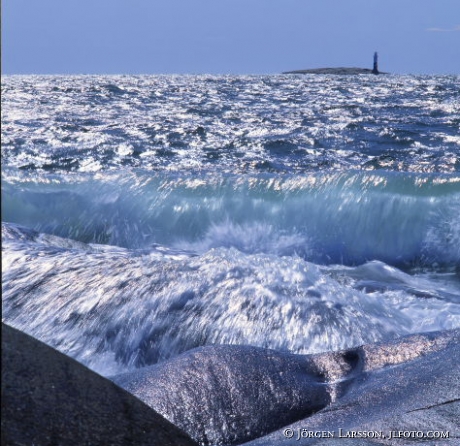 Waves Ramsvik Bohuslan Sweden