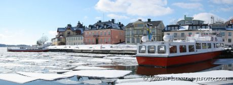 Waxholm vinter Digitalt panorama