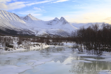 Berg  Fjäll  Snö