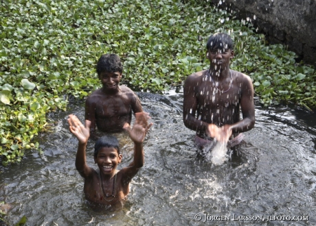 Indien Kerala  Backwater