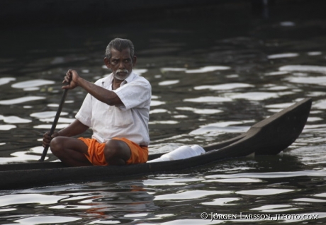 Indien Kerala  Backwater