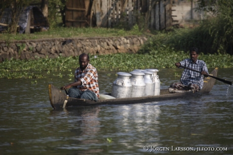 Indien Kerala  Backwater