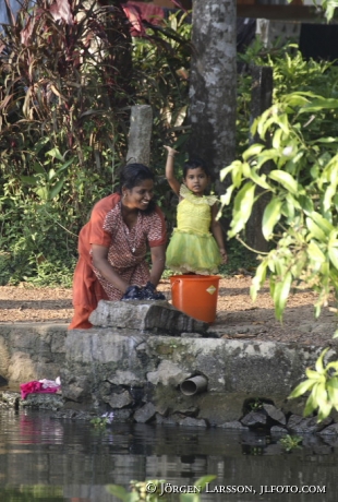 Indien Kerala  Backwater 