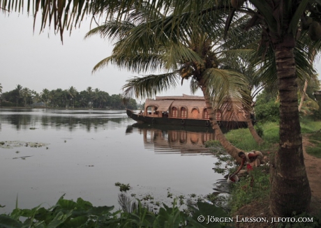 Indien Kerala  Backwater