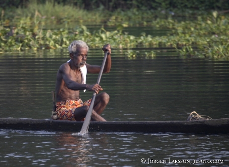 Indien Kerala  Backwater