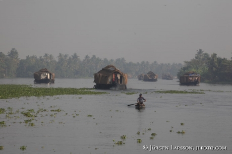 Indien Kerala  Backwater