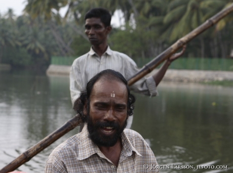 Backwater Kerala Indien 